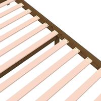 Bedframe massief hout honingbruin 120x190 cm 4FT Small Double - thumbnail