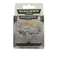 Warhammer 40K Metal Keychain Bolter Metallic Finish - thumbnail
