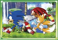 Clementoni puzzels sonic, 4in1 - thumbnail