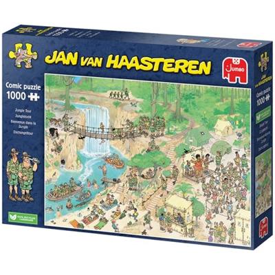 Jan van Haasteren - De Jungletocht Puzzel 1000 Stukjes - thumbnail