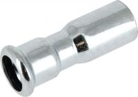 Bonfix Pressfittingen staalverzinkt CV Insteekverloopkoppeling Ø42 x 22 - insteek x press || (m-profiel) - thumbnail