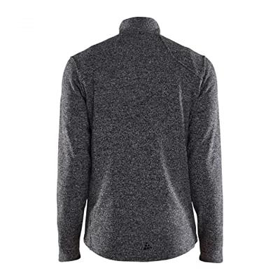 Craft 1912218 ADV Explore Heavy Fleece Jacket M - Black-Melange - 3XL