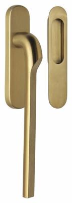 Formani Rivio by Gensler GL230 massieve set hefschuifdeurbeslag - PVD mat goud