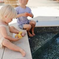 Set van 4 badspeeltjes Sealife - MUSHIE groen - thumbnail