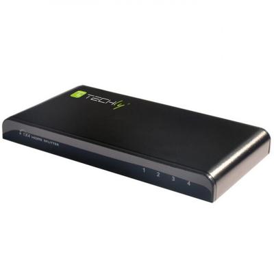Techly IDATA HDMI-4K4 video splitter 4x HDMI