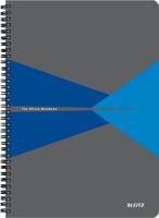 Leitz Office notitieboek, ft A4, kaft in PP, gelijnd, blauw - thumbnail