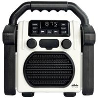 Silva Schneider BR 230 BT offwhite Bouwradio FM USB, Bluetooth Wekfunctie, Acculaadfunctie, Oplaadbaar, Spatwaterbestendig Wit - thumbnail