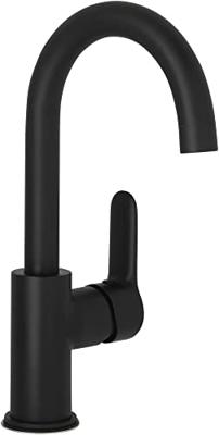 Saqu Dream High wastafelkraan Mat zwart