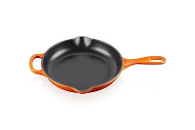 Le Creuset Skillet Signature - Oranjerood - ø 23 cm - geëmailleerde anti-aanbaklaag - thumbnail