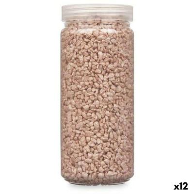 Decoratieve stenen Gift Decor Bruin 2 - 5 mm 700 g 6,5 x 15,5 x 6,5 cm 6,2 x 15,3 x 6,2 cm (12 Stuks)