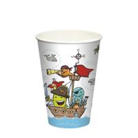 Bekers Pirate Crew karton 0,2l Ø7x9,7cm - thumbnail
