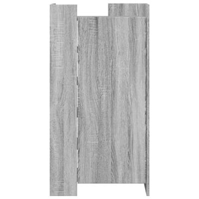 Schoenenkast 52x37,5x100 cm bewerkt hout grijs sonoma eiken