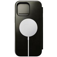 Nomad Modern Horween lederen folio iPhone 16 Pro Max - Green Chrome - thumbnail