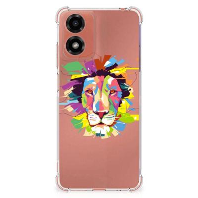 Motorola Moto G24 | G24 Power | G04 Stevig | Bumper Hoesje | Lion Color Motorola Moto G24 | G24 Power | G04 Stevig | Bumper Hoesje | Lion Color
