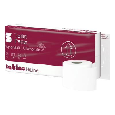 Satino hiline kamille toiletpapier kleinrollen 3-laags (8x150 vel)