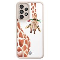 Samsung Galaxy A53 beige case - Giraffe - thumbnail