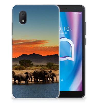 Alcatel 1B (2020) | TPU Hoesje | Olifanten