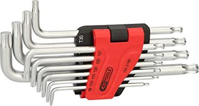 KS Tools 151.5180 TX Haakse schroevendraaierset T 8, T 10, T 15, T 20, T 25, T 27, T 30, T 40, T 45, T 50 10-delig