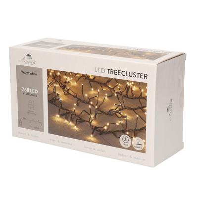 1,6-1,9m treecluster 10m/768led warm wit Anna's collection - Annas collection