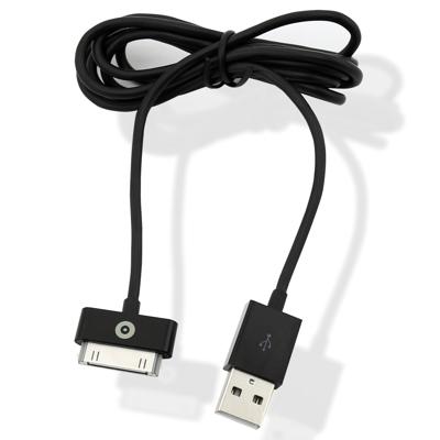 Muvit MUUSC0084 mobiele telefoonkabel Zwart USB A Apple 30-pin 3 m