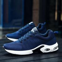 Trend Mesh comfortabele en ademende Sport Running schoenen voor mannen (grootte: 42 kleur: blauw) - thumbnail