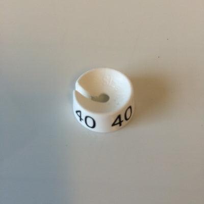 MB wit/zwart 40 voor op kledinghanger
