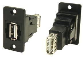 Adapter, Bus, inbouw USB-poort Type-A - USB-poort Type-A CP30608N Cliff Inhoud: 1 stuk(s)