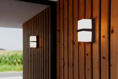 Stela Muurlamp Antraciet - thumbnail
