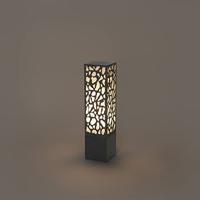 QAZQA Modern buiten paaltje zwart 40 cm IP44 - Nicole - thumbnail