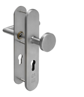 Lips ARU8341 Veiligheidsbeslag langschild SKG*** afgerond | PC-72 | krukmodel 10 | deurdikte 40mm en 54mm - 10021318 - thumbnail