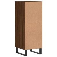 Dressoir 34,5x34x90 cm bewerkt hout bruineikenkleurig - thumbnail