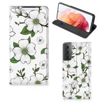 Samsung Galaxy S21 Smart Cover Dogwood Flowers - thumbnail