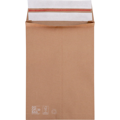 Envelop | verzendzak | 350x250mm | papier | bruin | 100 stuks