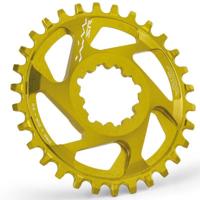 Miche kettingblad 11v 32t xm sr geel aluminium - thumbnail