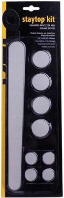 Velo stickerset voor de bescherming van het frame/vork rms 9-delig transparant