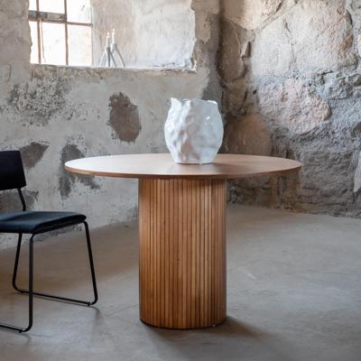 Nohr Ronde Eettafel 'Fionna' MDF 110cm, kleur Walnoot