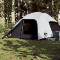 VidaXL Koepeltent 4-persoons waterdicht verduisterend stof wit - thumbnail