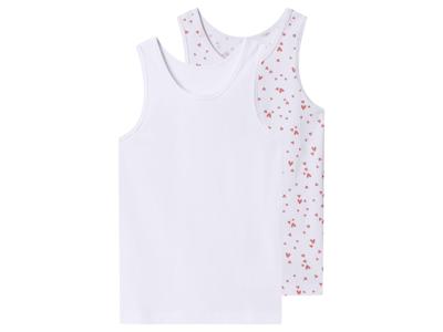 lupilu Set van 2 kinder hemden (Wit, 110/116)