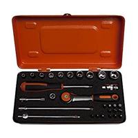 Bahco dopsleutelset 1/4" met bits | 6729MHR - thumbnail