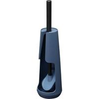 Toiletborstelhouder Tiger Tess Vrijstaand Met Swoop Borstel Flexibel Blauw - Zwart - thumbnail