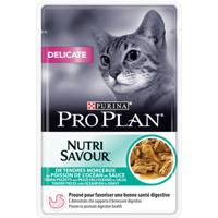 Pro Plan Delicate Nutrisavour met zeevis natvoer kat 10x85g 10 x 85 g - thumbnail