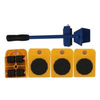 Zware meubels Home trolley lift en verplaatsen Dia's Kit 4 rollers & meubel lifter mover transport set (geel) - thumbnail