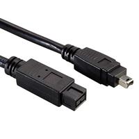 ROLINE IEEE 1394b / IEEE 1394 kabel, 9/4-polig, zwart, 1,8 m - thumbnail