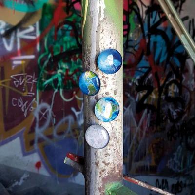 Trendform Magnet Eye - Planeet - set van 4 verschillende