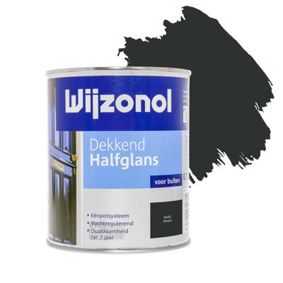 Wijzonol Grond- en aflak - 750 ml 9450 Zwart