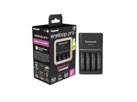 Panasonic Smart & Quick BQ-CC55 +4x eneloop Pro AA Lader voor accupacks NiMH AAA (potlood), AA (penlite) - thumbnail