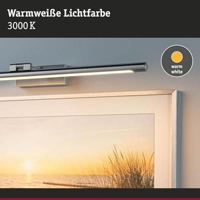 Paulmann Mingo 95567 LED-schilderijlamp 11 W Warmwit Aluminium