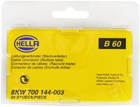 HELLA steekverdeler connector. 3fold 100pcs p.inh.50st 6,3x0,8mm - thumbnail