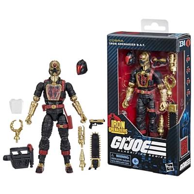 G.I. JOE Geclassificeerde serie #134, Iron Grenadier B.A.T., Collectible 6 inch actiefiguur met 9 accessoires G.I. JOE Geclassificeerde serie #134, Iron Grenadier B.A.T., Collectible 6 inch actiefiguur met 9 accessoires