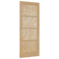 Binnendeur ORKDAL Bruin 83 x 202 cm Multiplex - thumbnail